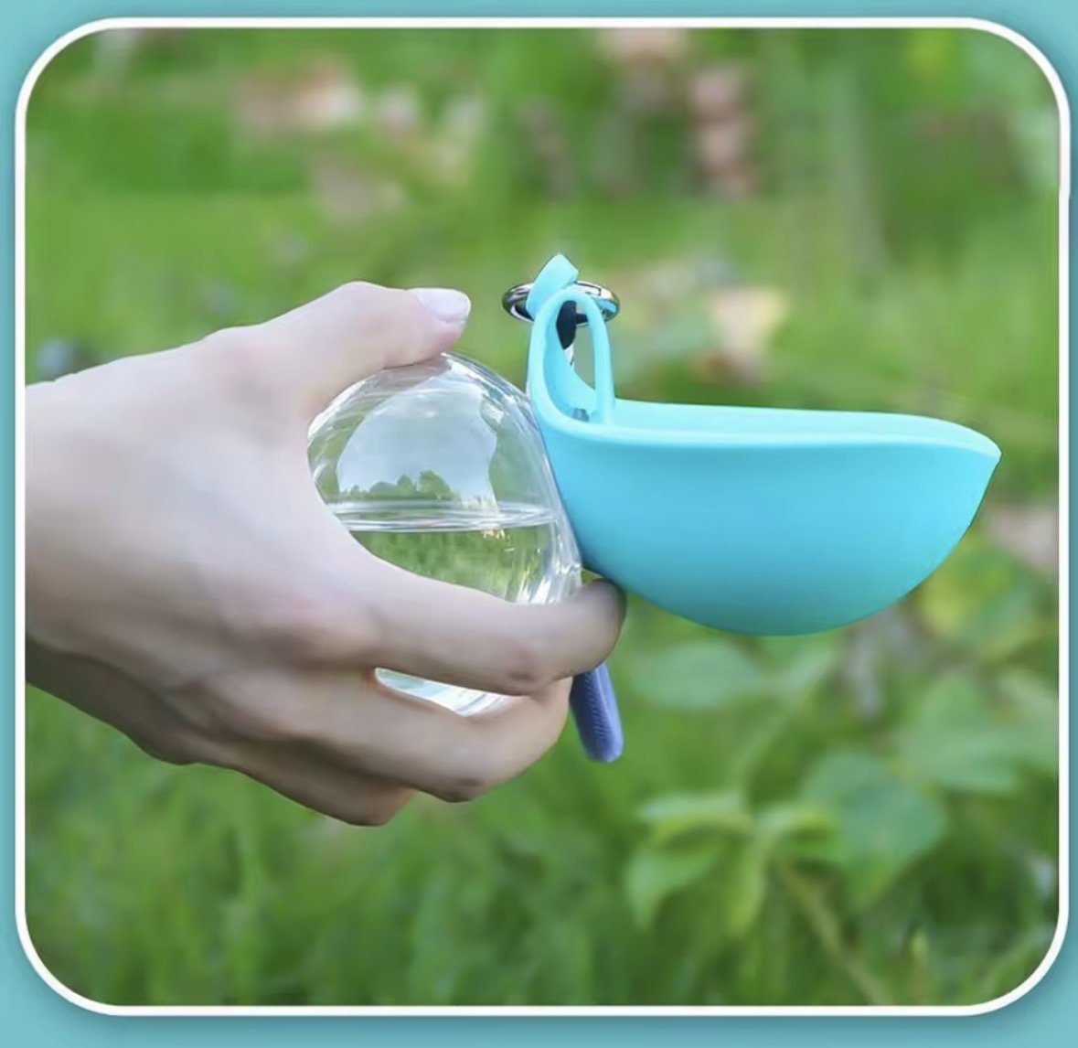 2 in 1 Portable Dog Water Bottle