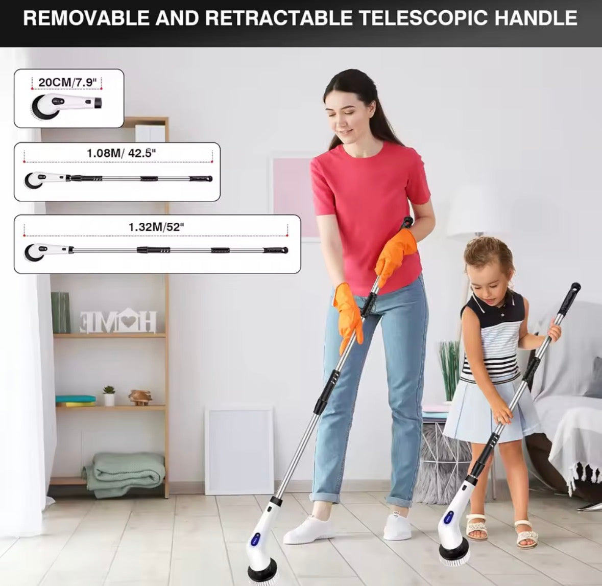 9 in 1 Electric Spin Scrubber