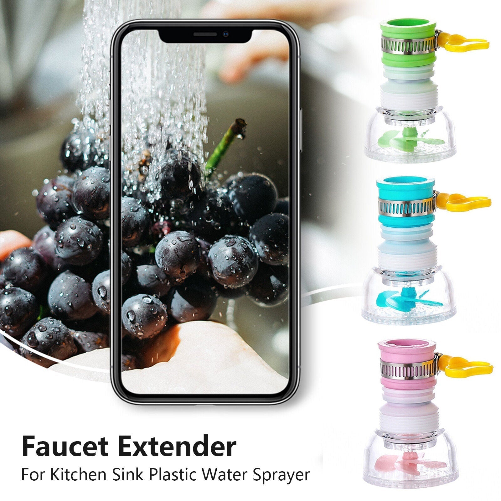 360-Rotation Kitchen Faucet Extender
