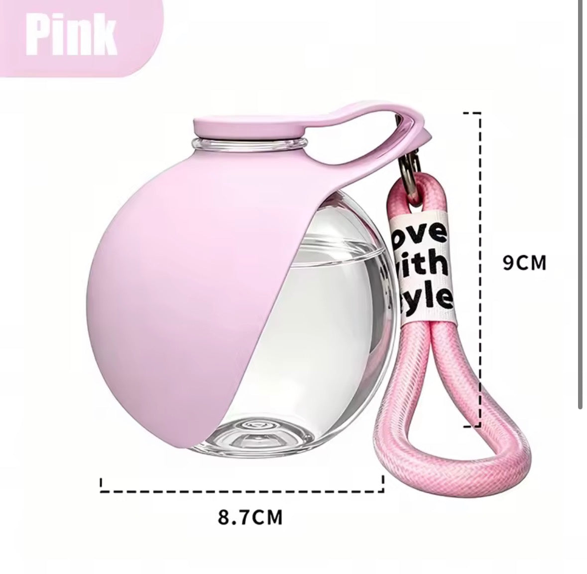 2 in 1 Portable Dog Water Bottle