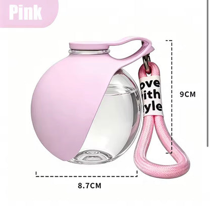 2 in 1 Portable Dog Water Bottle