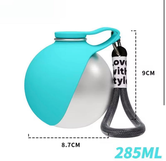2 in 1 Portable Dog Water Bottle