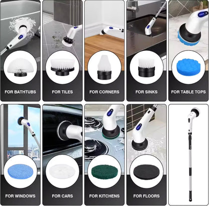 9 in 1 Electric Spin Scrubber