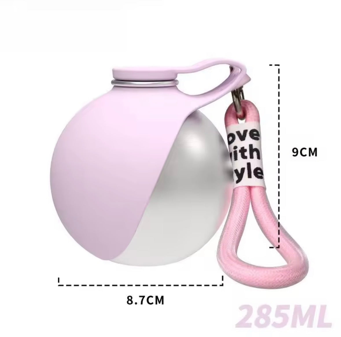 2 in 1 Portable Dog Water Bottle