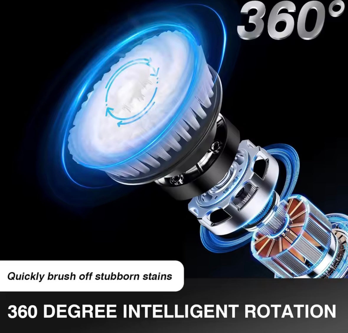 9 in 1 Electric Spin Scrubber