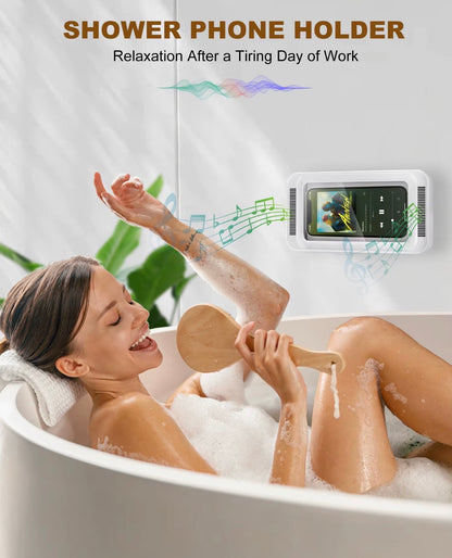 Waterproof Phone Holder + Speaker