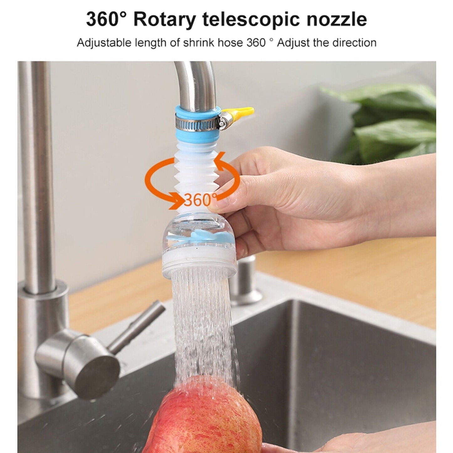360-Rotation Kitchen Faucet Extender
